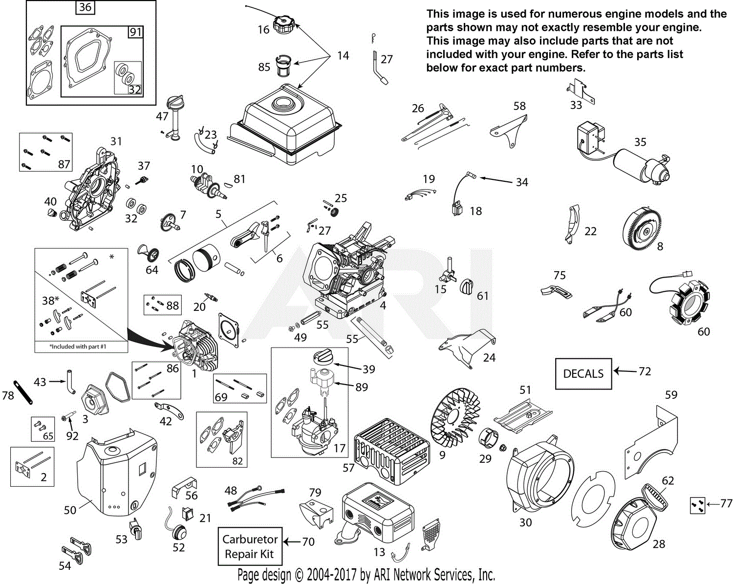 Ariens 921044 000101