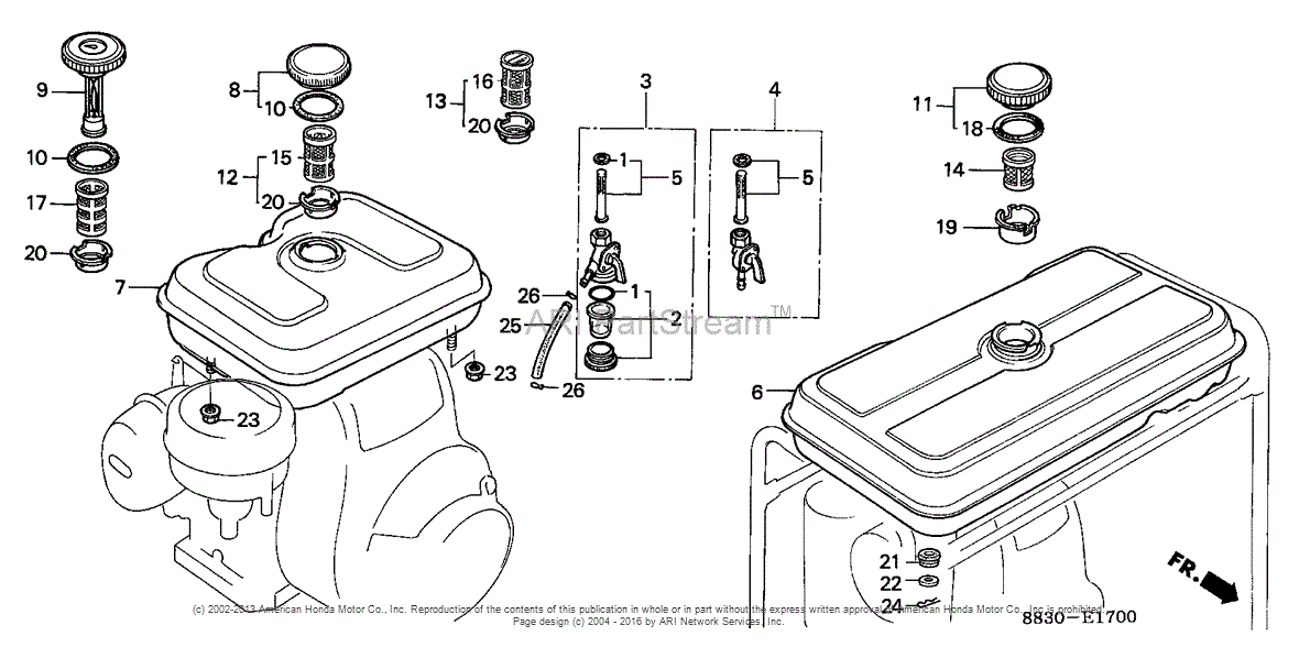 Ua5 Engine Jpn Honda Small Engine Carburetor 3 Diagram And Parts