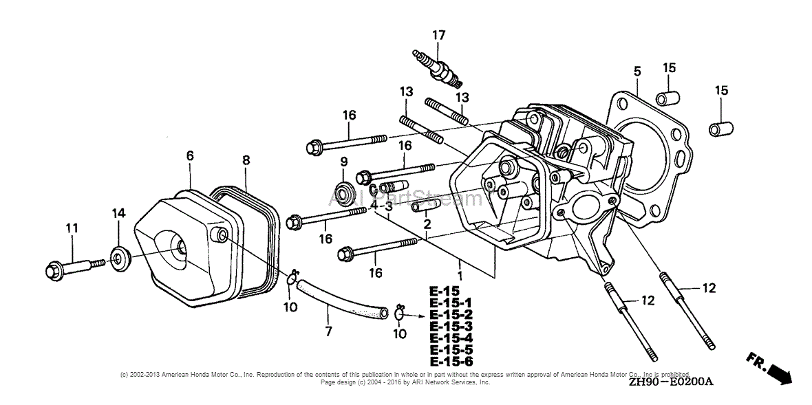 Honda Engines Gx270 Sx2 Engine Jpn Vin Gcab