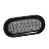 6.5" Oval Amber LED Resessed Strobe Light SL65AO