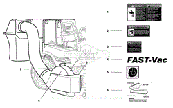 Decal Group - Fast-Vac Blower S/N: 06/2014 &amp; Below