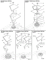 Mower Deck Guards &amp; Spindle Pulley - Single Belt Driven Mower Decks