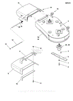 36&quot; Mower Deck - Housing, Covers, Spindles &amp; Blades - Side Discharge