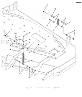 52&quot; Mower Deck Group - Hanger Chains