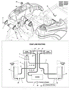 Fuel Supply Hose, Tank Replacement Parts, and EVAP Canister Group - S/N : 2016816349 &amp; Below