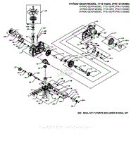 Transaxle SERVICE PARTS - ZT4400