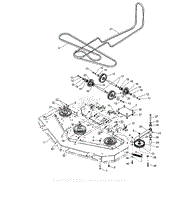 61&quot; &amp; 72&quot; Mower Deck - Pulleys, Belts &amp; Idler Arm