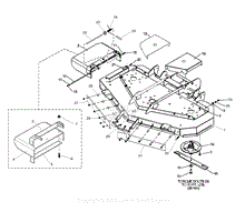 61&quot; Side Discharge Mower Deck (Export) - Housing, Covers, Spindles &amp; Blades