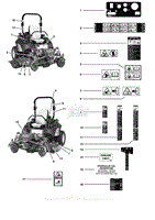 Decals - Safety &amp; Operation - Export (Later Models)