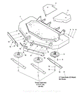 61&quot; Mower Deck - Housing, Covers, Spindles &amp; Blades