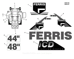 Decal Group - Brand &amp; Model S/N: 2017243270 &amp; Below