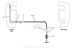 Fuel Supply Hose &amp; Tank Replacement Parts Group