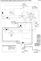 Electrical Schematic - Charging Circuit B&amp;S 44T977, 49T877 S/N: 2017954956 &amp; Above