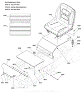 Seat Mount &amp; Floor Group S/N: 2017859742 &amp; Above