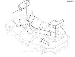 CE Guarding - 44&quot; Rear Discharge Mower Deck (S/N: 2017031031 &amp; Above)