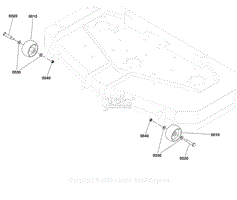 52&quot; Mower Deck Group - Rollers