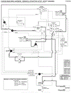 Electrical Schematic - PTO Clutch Circuit B&amp;S 44T977, 49T877