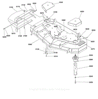 52&quot; Mower Deck Group - Housing, Covers, Spindles &amp; Blades