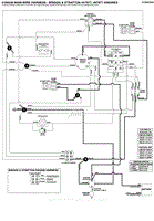 Electrical Schematic - Cranking Circuit B&amp;S 44T977, 49T877 S/N: 2017954956 &amp; Above