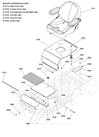 Seat Mount and Floor Group - S/N: 4001045647 and Above