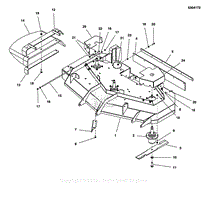 52&quot; Mower Deck - Housing, Covers, Spindles &amp; Blades