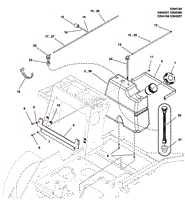 Fuel Tank &amp; Mount, Fuel Supply, and Evap Group