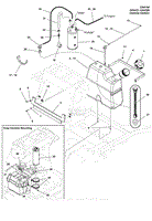 Fuel Tank &amp; Mount, Fuel Supply, and Evap Canister Group - CAL Models