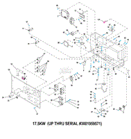 Unit - Control Panel - 17.5KW (UP THRU SERIAL #3001959571)