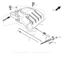 Engine - 13 - Control Assembly, Throttle