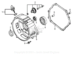 Engine - 4 - Crankcase Cover