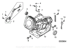 Engine - 3 - 0H9838FPMNL - CRANKCASE ASSEMBLY