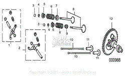 Engine - 5 - 0H9838FPMNL - ROCKER ARM-CAMSHAFT ASSEMBLY