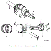 Engine - 6 - 0H9838FPMNL - CRANKSHAFT-PISTON ASSEMBLY