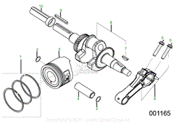 Engine - 4 - Crankshaft Piston Assemblies