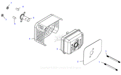 Engine - 9 - Muffler