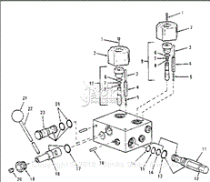 DUAL HYDRAULIC FLOW CONTROL VALVE