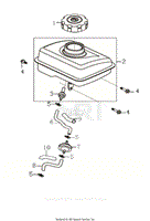 Parts List 8 - Fuel Tank