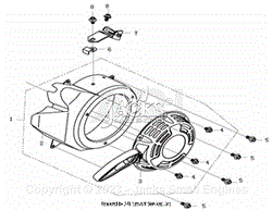 Parts List 11 - Recoil Starter