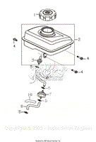 Parts List 8 - Fuel Tank