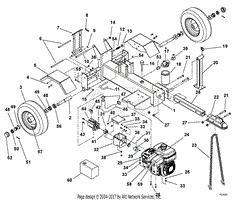 Frame, Engine And Pump