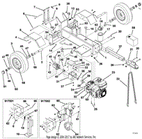 Frame, Engine And Pump