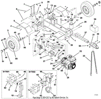 Frame, Engine And Pump