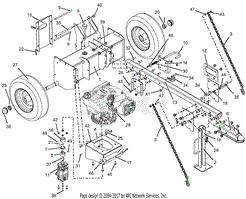 Frame, Engine And Pump