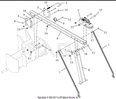 Drawbar, Hitch And Stand