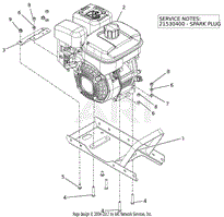 Engine And Frame - Subaru SP170