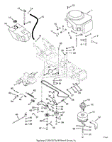 Engine, Fuel Tank &amp; Belt Drive