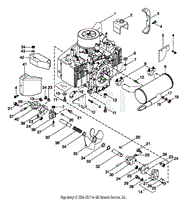 Engine And Drive Shaft