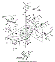 Mower Pan &amp; Roller