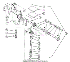 Gear Box Parts 42&quot; S/N 004300