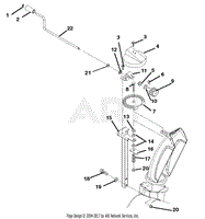 Discharge Chute Crank